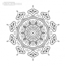 Mandala stencil, mandala sjabloon