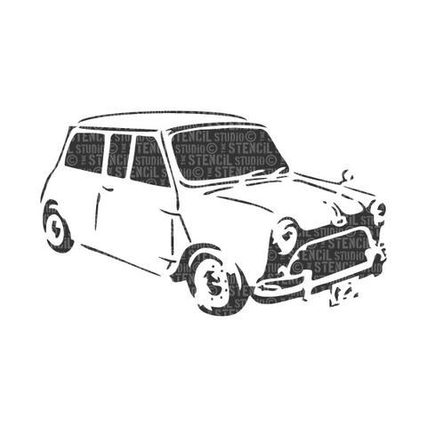 mini car sjabloon