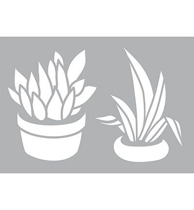 Planten in potsjablonen A5 Goed Gestyled brielle