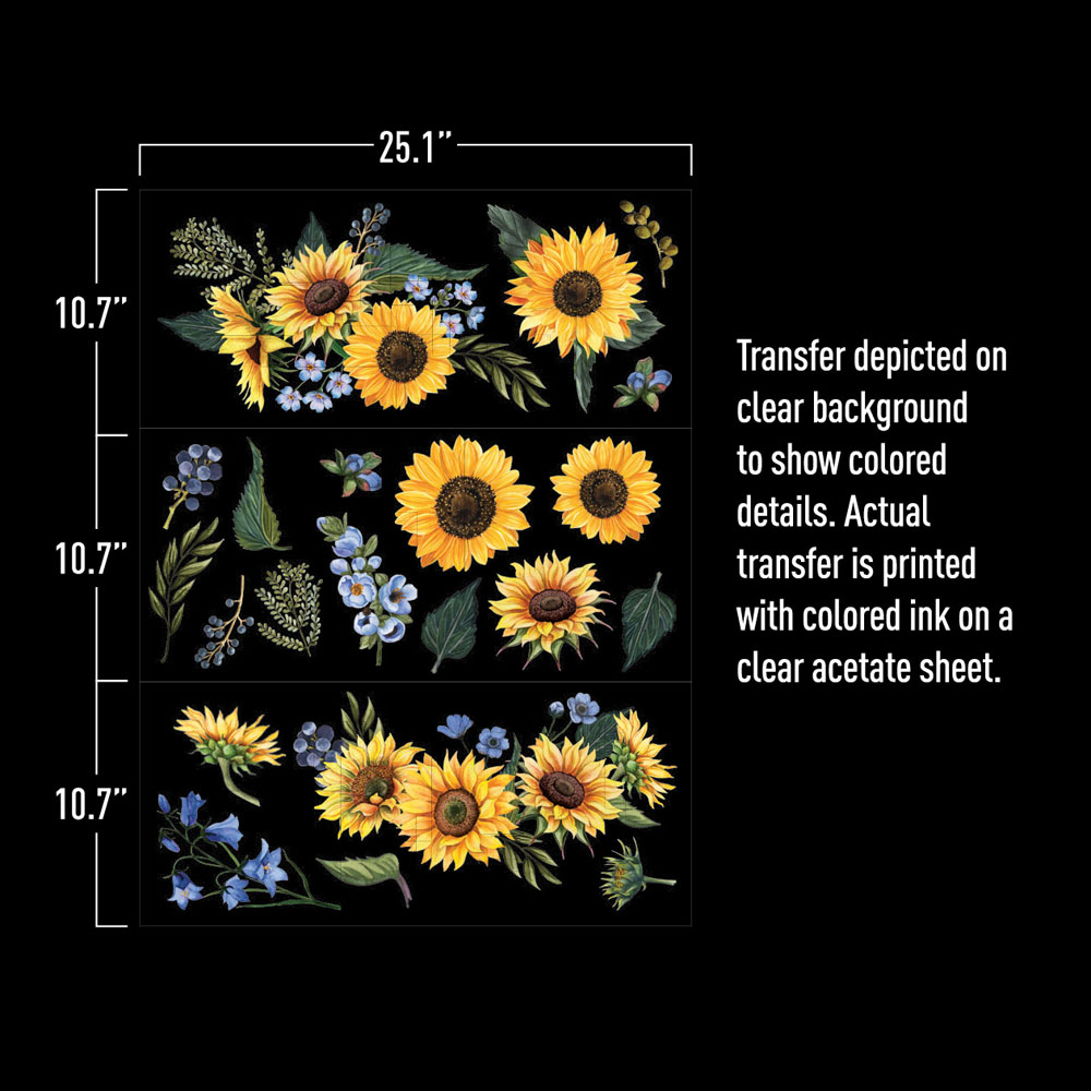 meubel transfer Sunflower Fields goed gestyled brielle