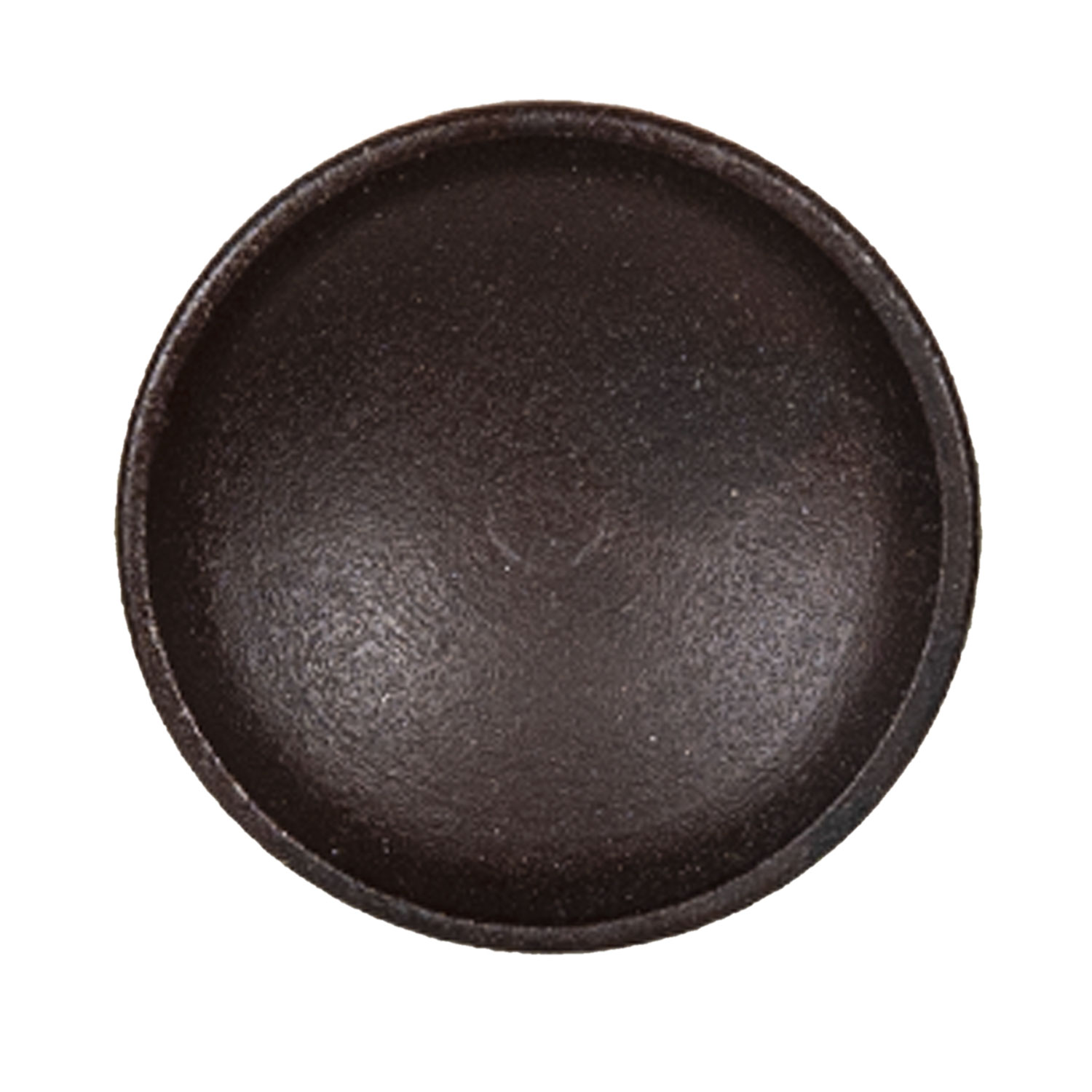 Stoere donker bruine deurknop met zwart van Goed Gestyled brielle