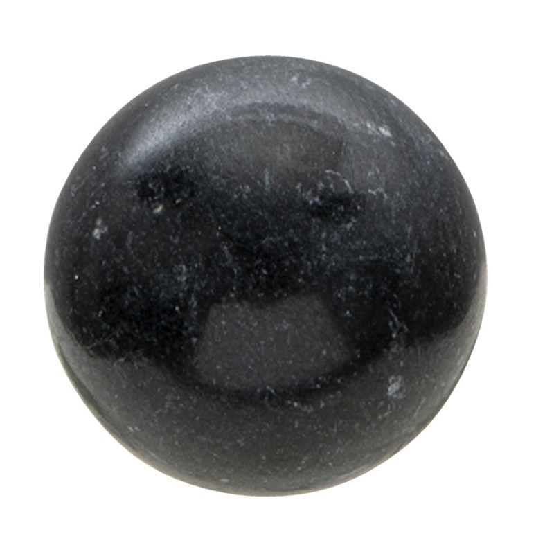 deurknop meubelknop rond zwart steen Goed Gestyled brielle