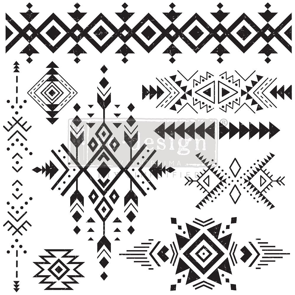 Tribal Prints stamp meubel stempels goed gestyled