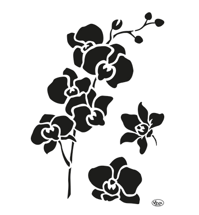 orchidee sjabloon A4