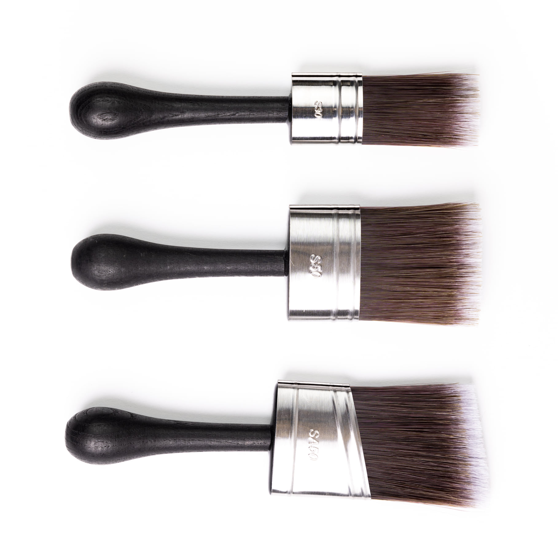 De ClingOn! SA50 short ANGLED brush Goed Gestyled kwasten voor Fusion Mineral Paint
