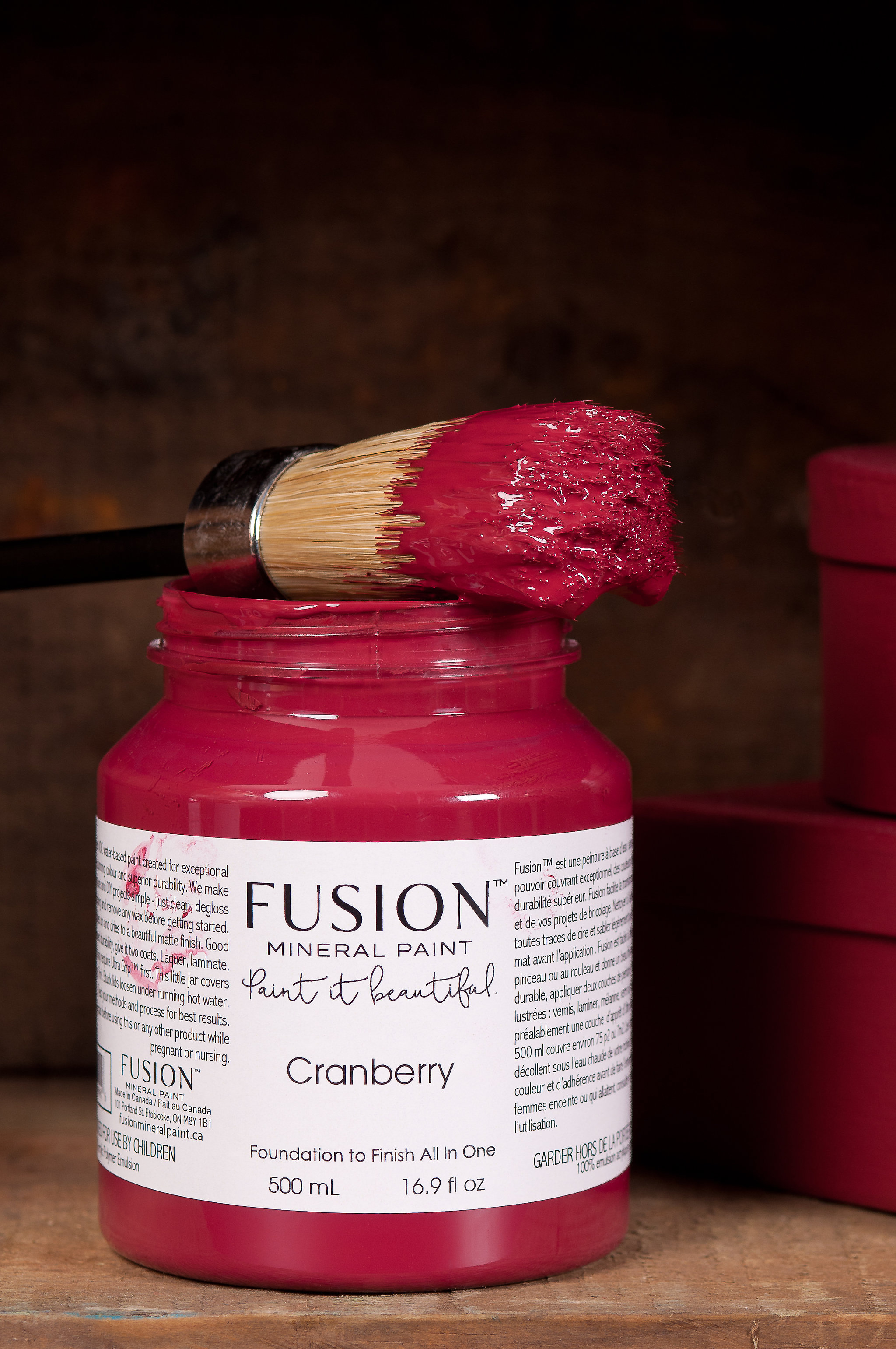 Cranberry fusion mineral paint Goed Gestyled Brielle