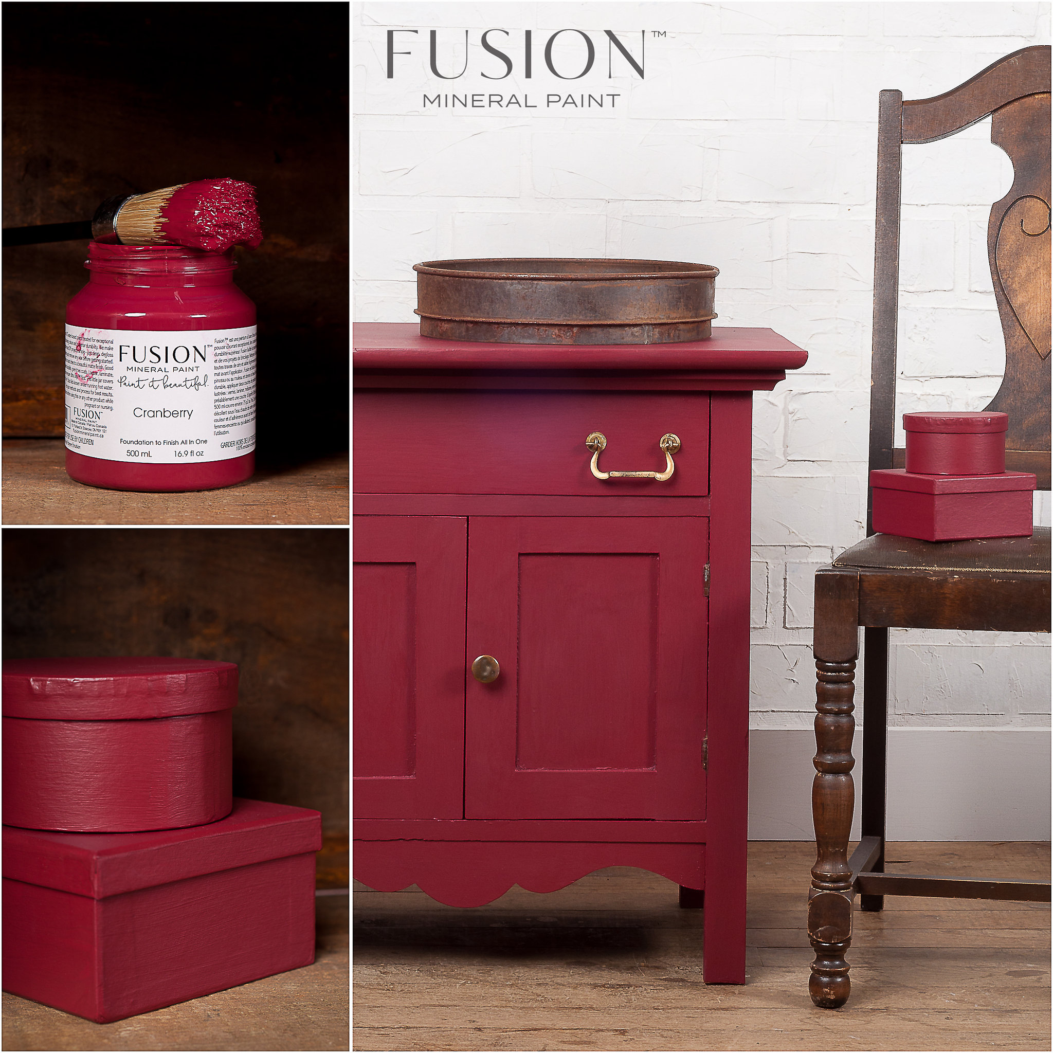 Cranberry fusion mineral paint Goed Gestyled Brielle