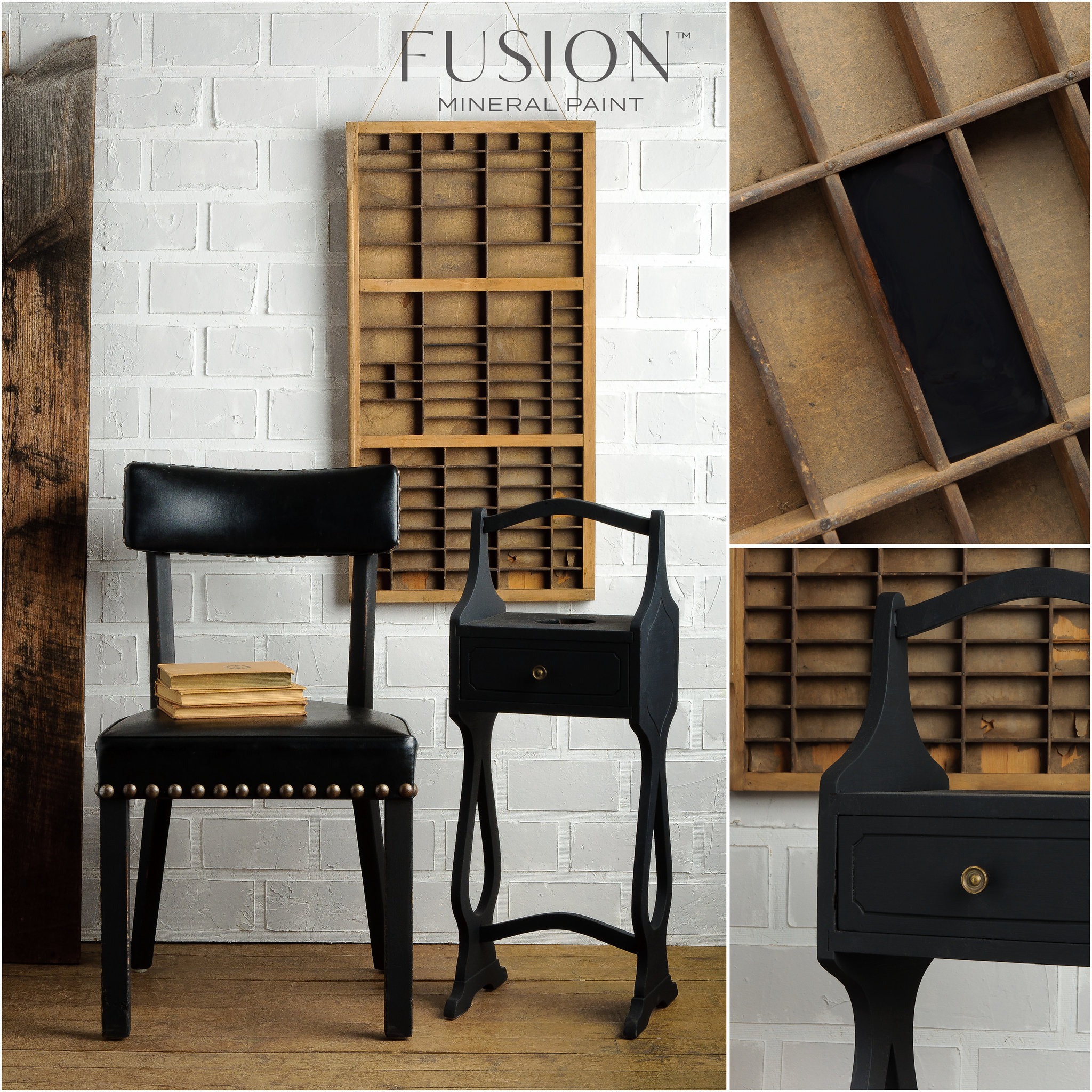 Coal Black Fusion Minerail Paint Goed Gestyled