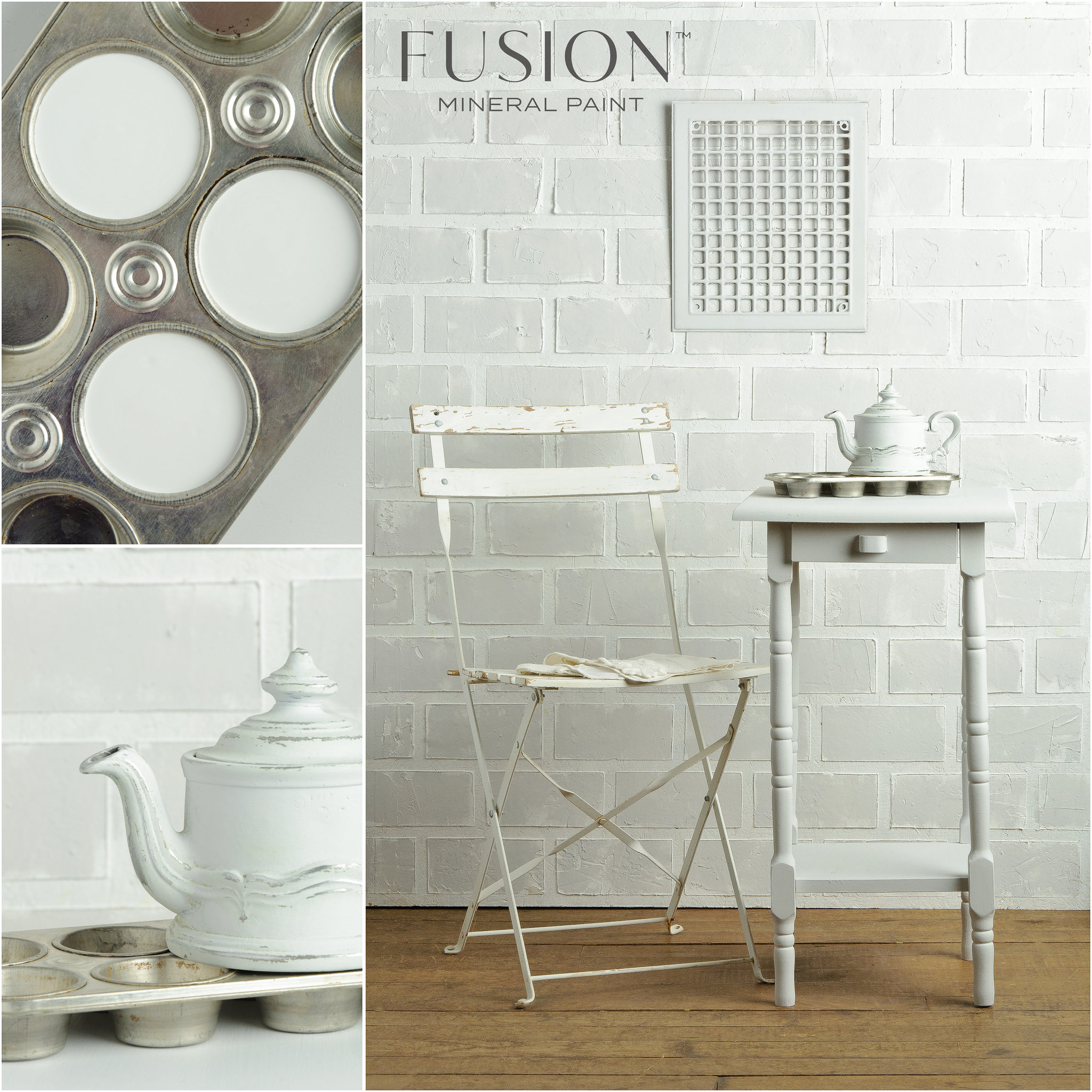 Lamp White Fusion mineral paint Goed Gestyled Brielle