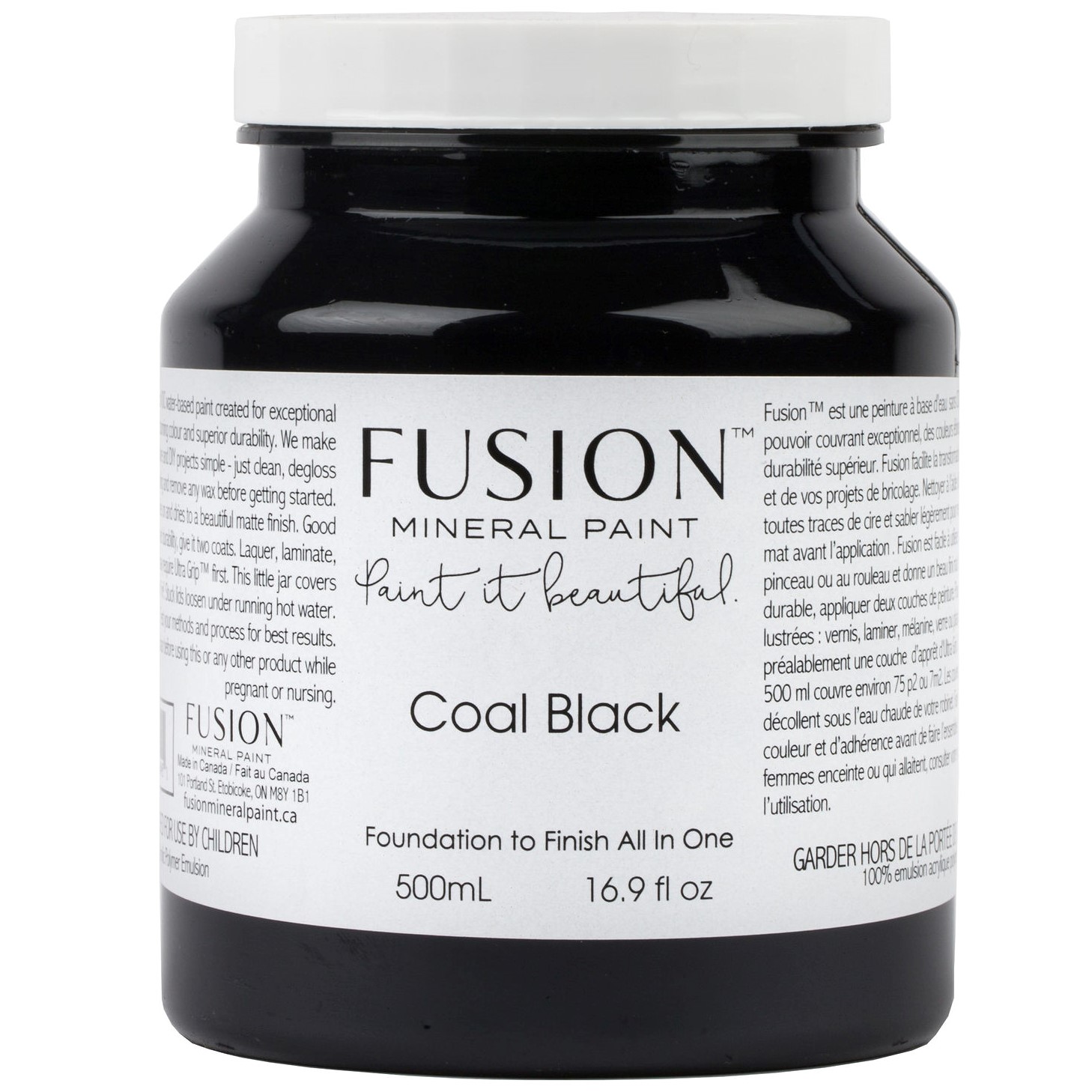 Coal Black Fusion Minerail Paint Goed Gestyled