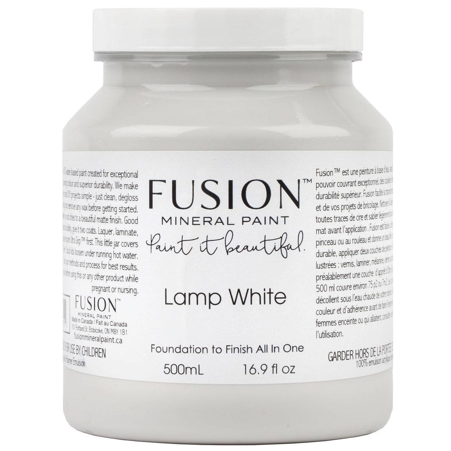 Lamp White Fusion Minerail paint Goed Gestyled Brielle