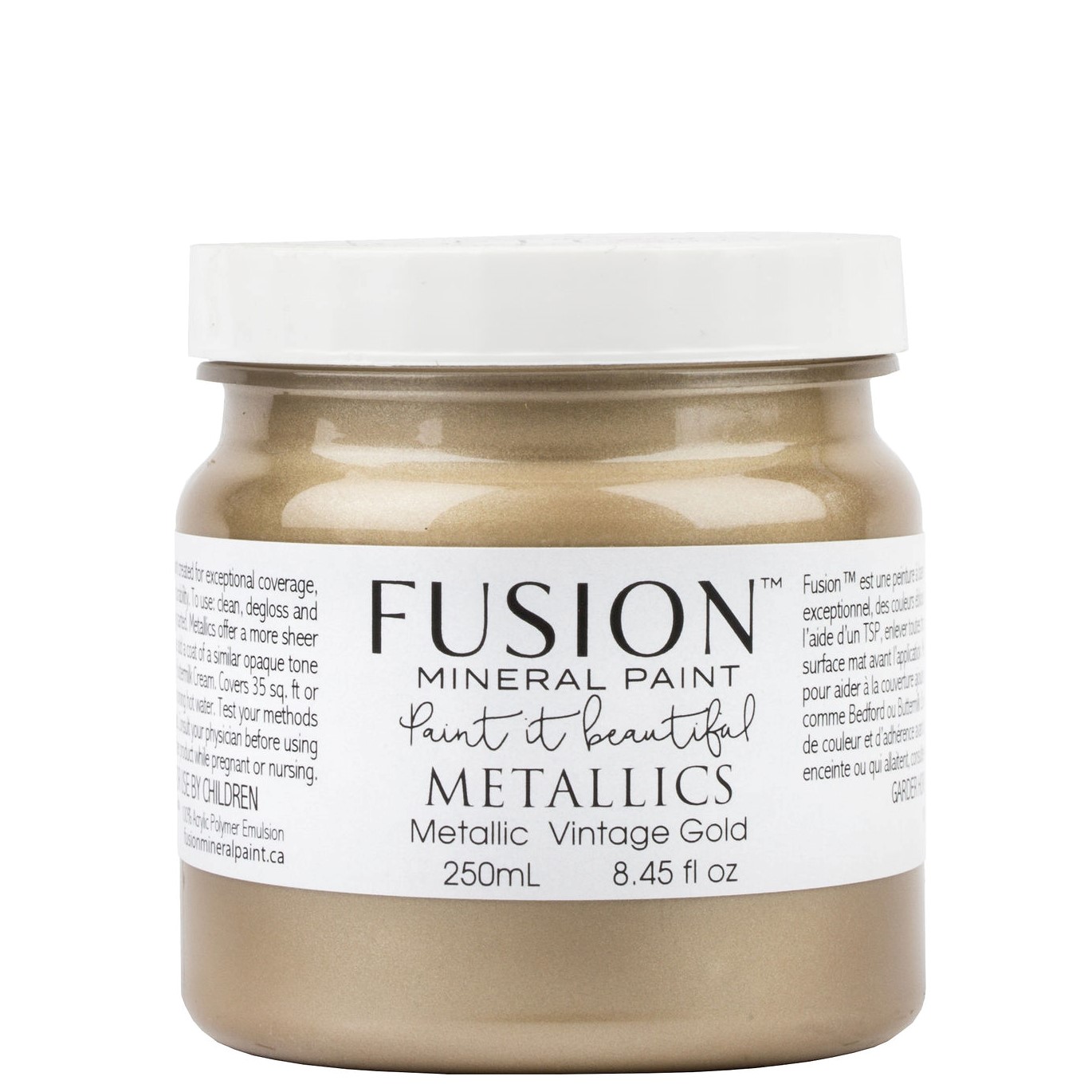 Vintage Gold Fusion Mineral Paint Goed Gestyled Brielle