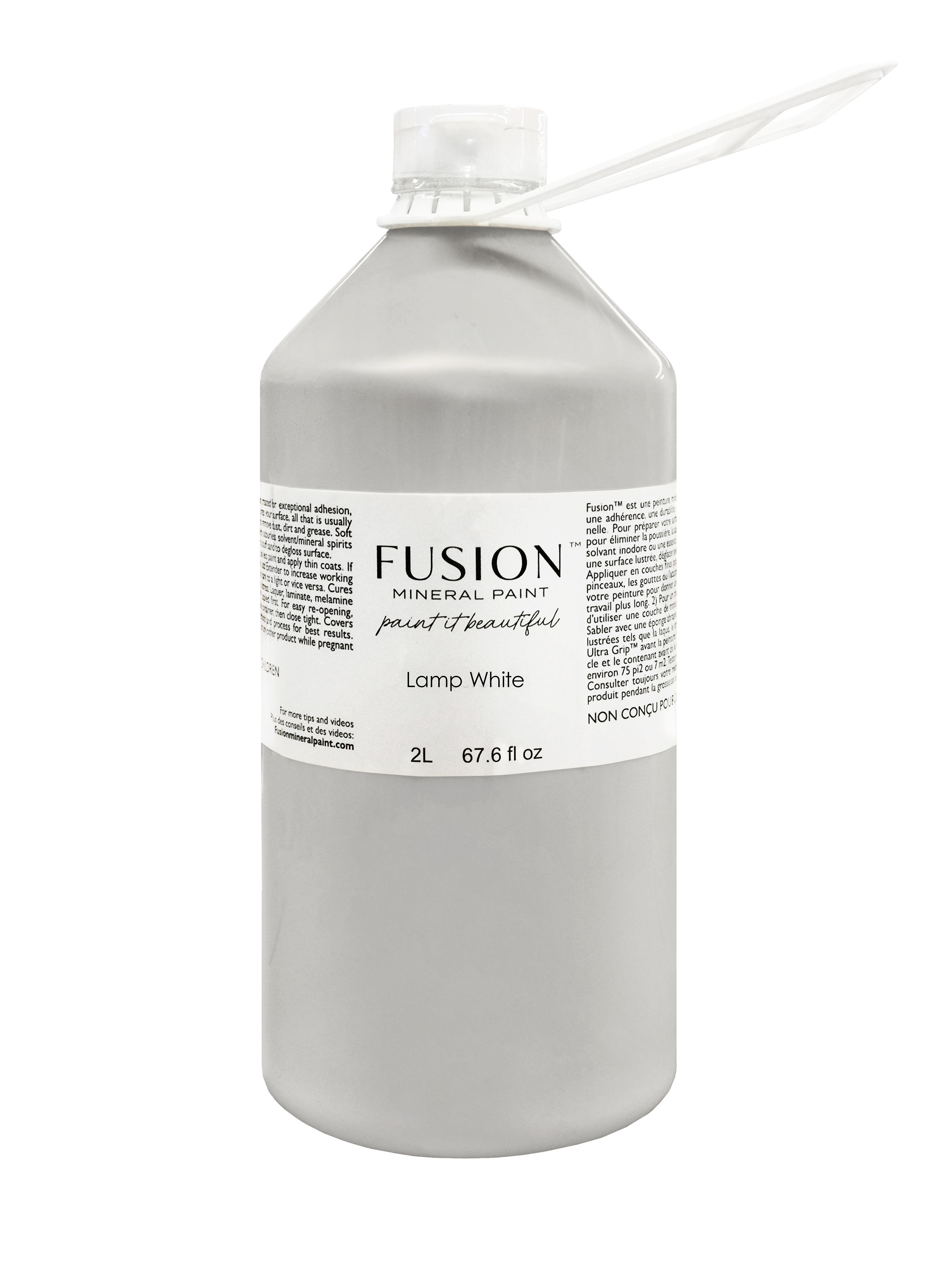 Lamp White Fusion mineral paint Goed Gestyled Brielle