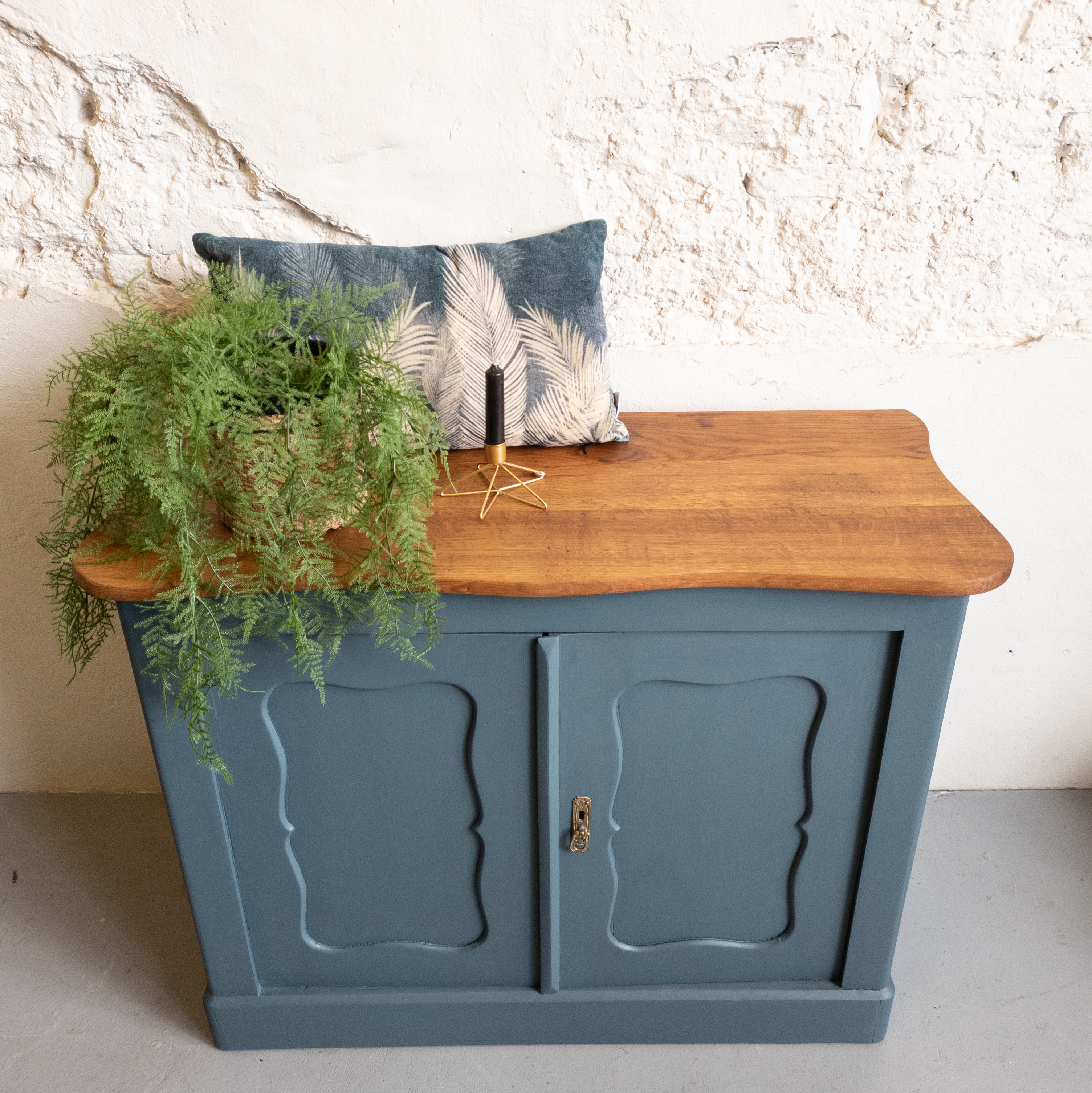 commode dressoir goed gestyled brielle, home stead blue fusion mineral paint.
