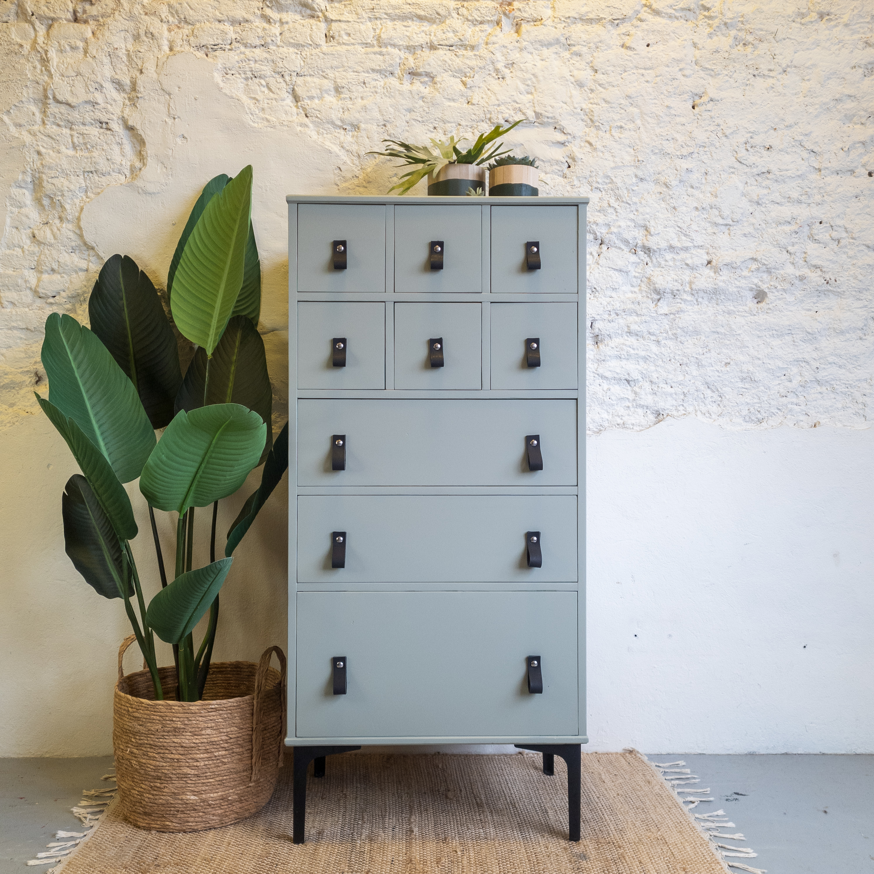 stoere ladekast opgeknapt met Fusion Mineral Paint bellwood Goed Gestyled brielle.