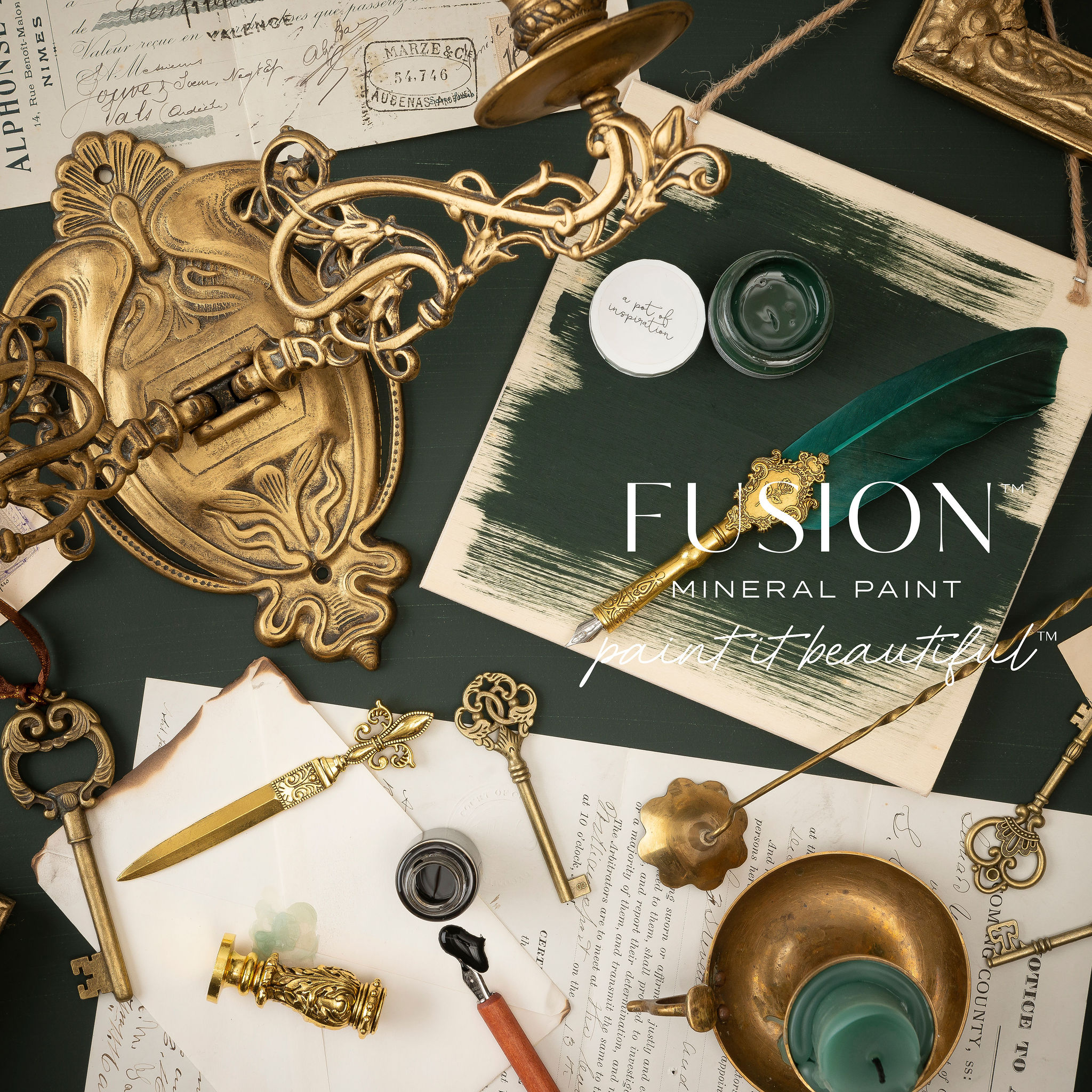 Manor green fusion mineral paint goed gestyled brielle