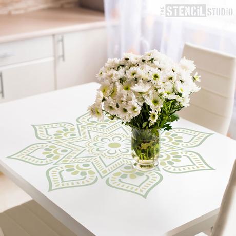 Mandi Mandala Stencil sjabloon A4
