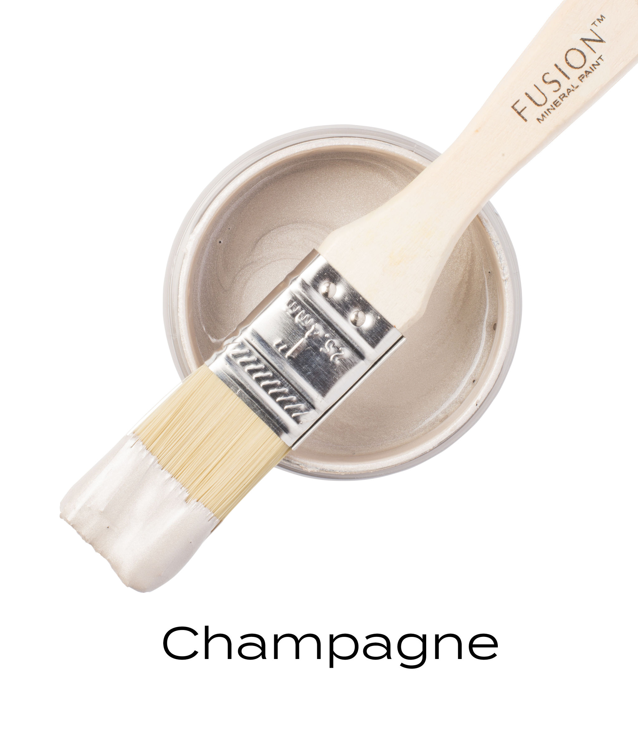 Champagne metallic Fusion Mineral Paint Goed gestyled Brielle