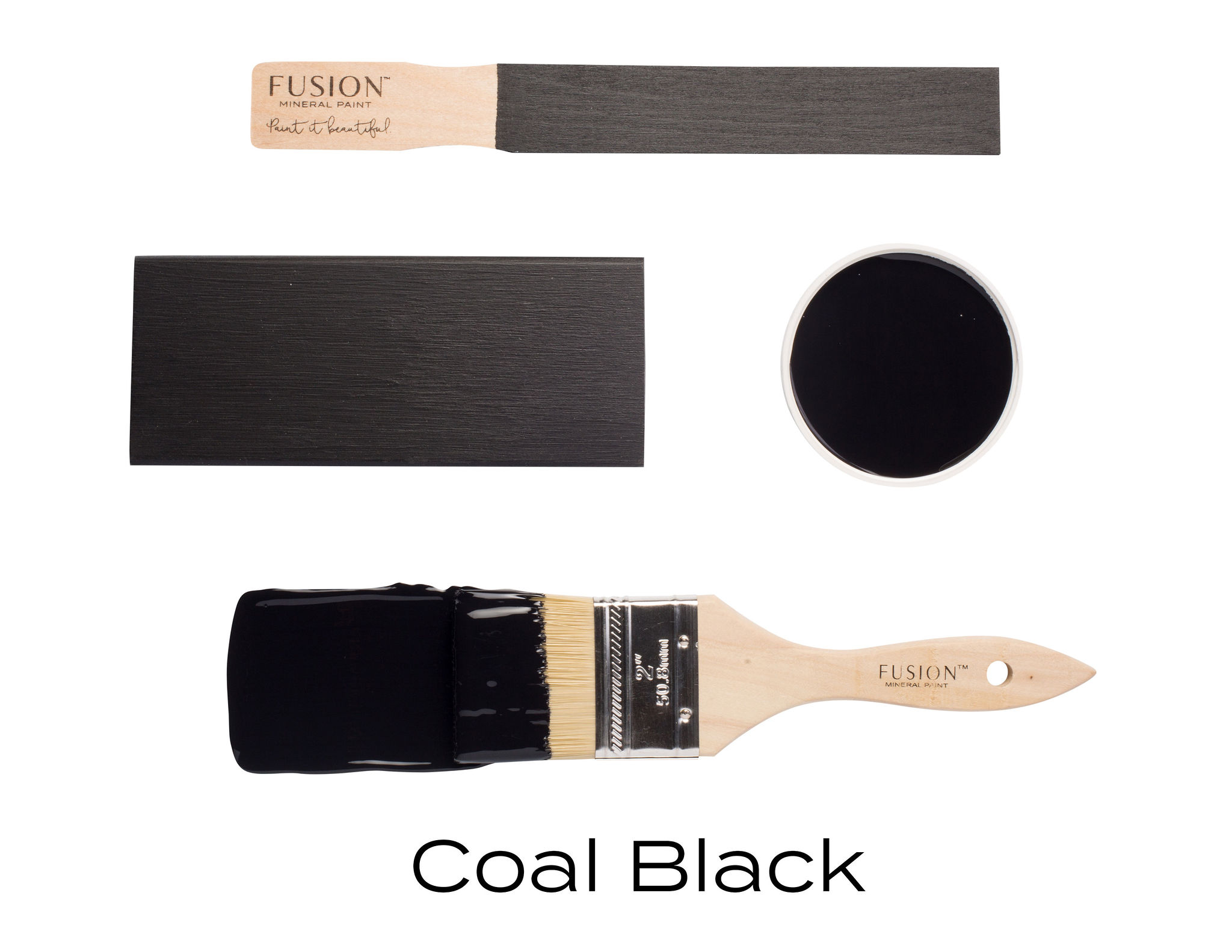 Coal Black Fusion MineraiCoal Black Fusion Minerail Paint Goed Gestyledl Paint