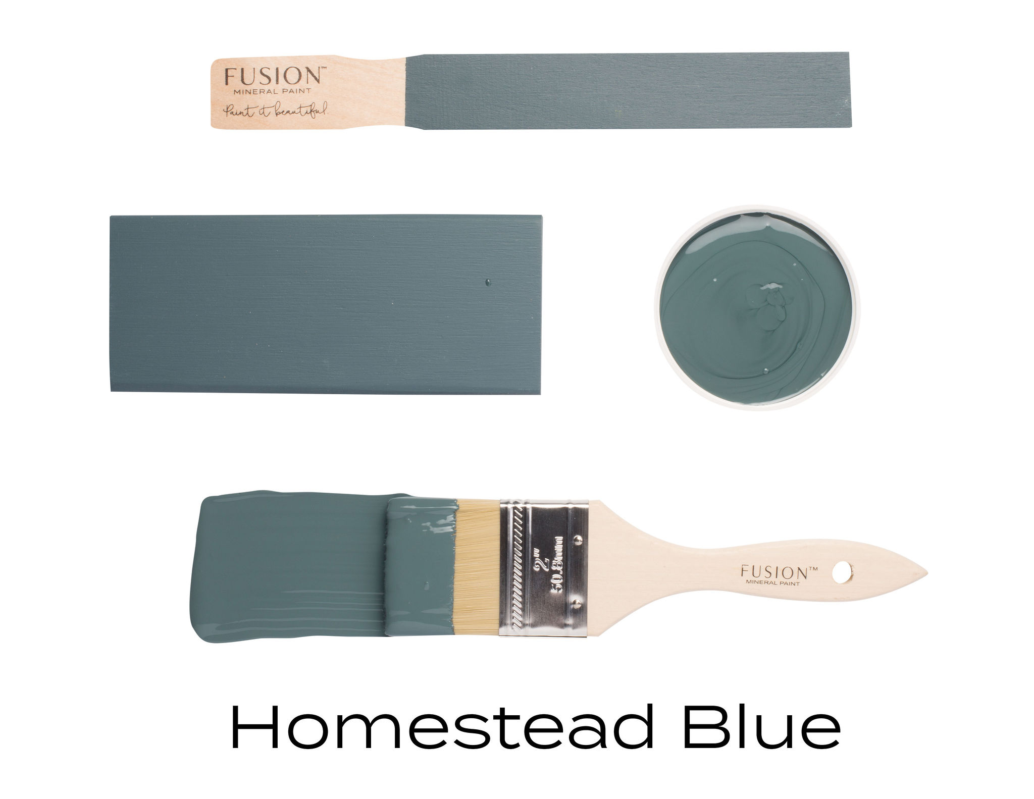 Homestead Blue Fusion Mineral Paint Goed gestyled Briell