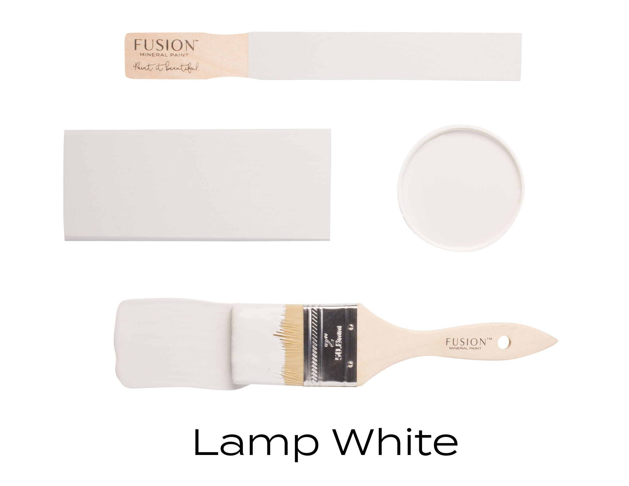 Lamp White Fusion Minerail paint Goed Gestyled Brielle