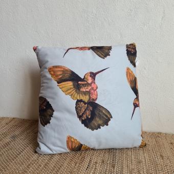 kussen met vogels