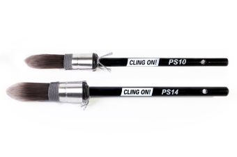 De ClingOn! PS10 De Cling On kwasten zijn perfect voor een strak resultaat, verliezen geen haren en kunnen makkelijk worden s