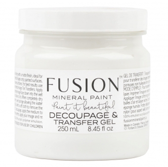 Decoupage en Transfer Gel Fusion Mineral Paint Goed Gestyled Brielle