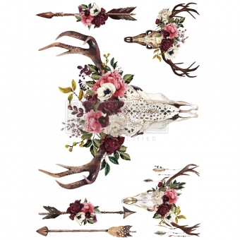 Beautifully Native transfer met bloemen Goed Gestyled Brielle