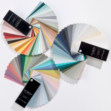 kleurenwaaier, fan decks Fusion Mineral Paint kleurenkaart Goed Gestyled Brielle