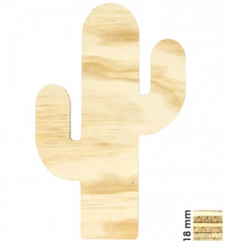 Deco wood cactus Goed Gestyled Brielle