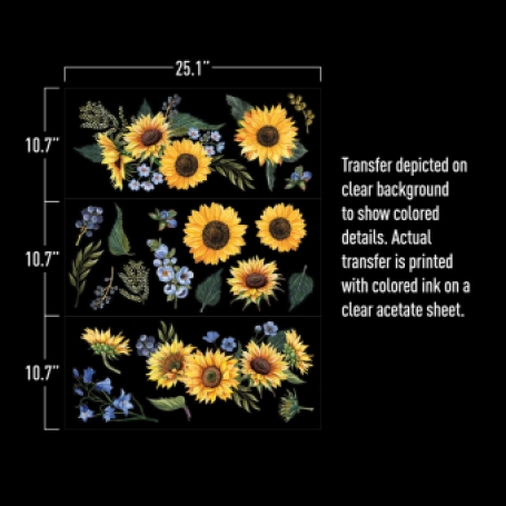 meubel transfer Sunflower Fields goed gestyled brielle