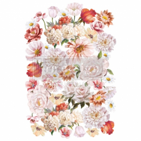 meubel transfer Pretty in Peach bloemen transferGoed Gestyled Brielle