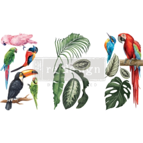 meubel transfer Tropical Birds transfer Goed Gestyled Brielle