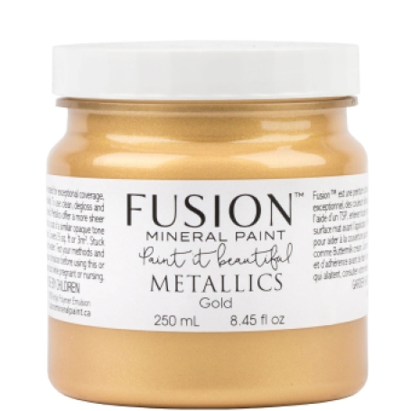 Gold metallic Fusion Mineral Paint Goed Gestyled Brielle