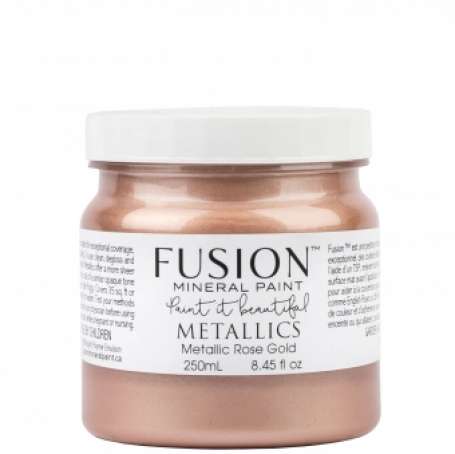 Rose Gold metallic Fusion Mineral Paint Goed Gestyled Brielle