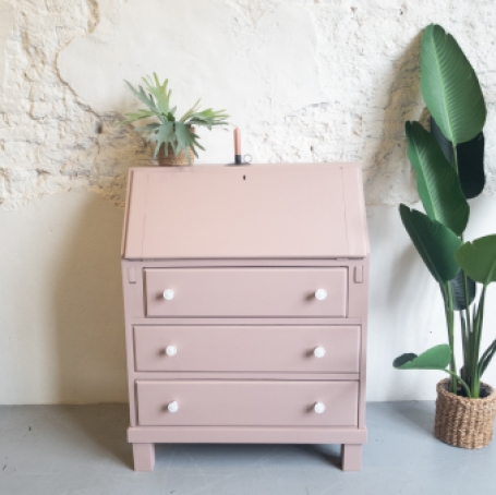 secretaire fusion mineral paint damask Goed Gestyled Brielle