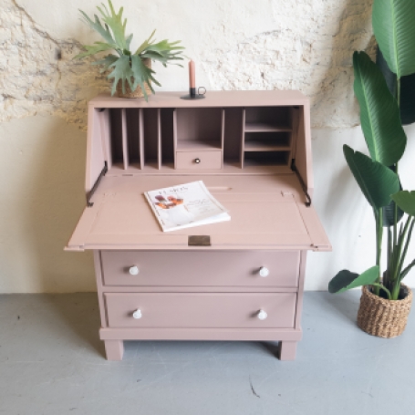 secretaire fusion mineral paint damask Goed Gestyled Brielle