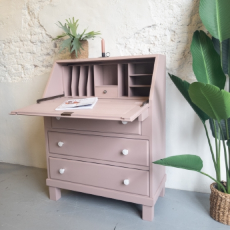 secretaire fusion mineral paint damask Goed Gestyled Brielle