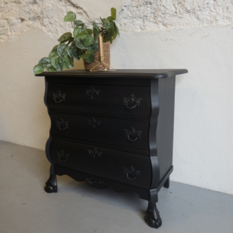 Buikkastje Coal Black fusion mineral paint Goed Gestyled brielle