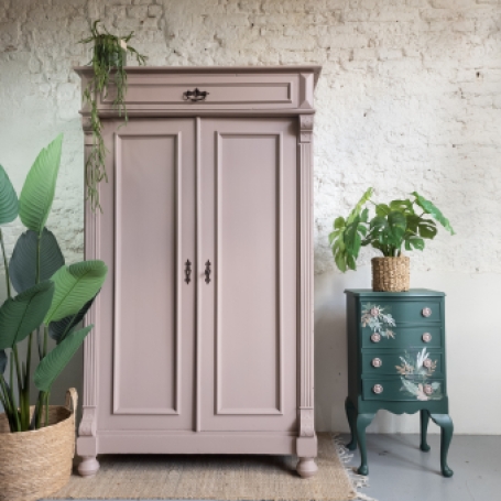 Meidenkast Damask oud roze Fusion Mineral Paint matte verf Goed Gestyled Brielle