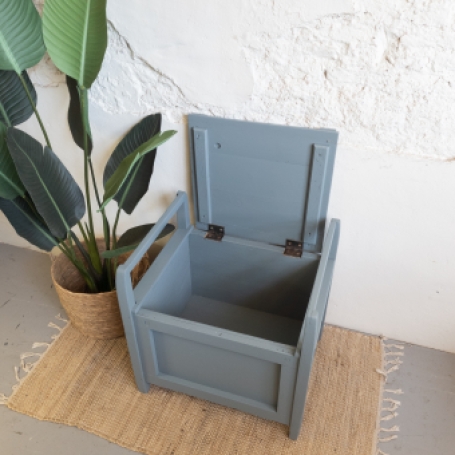 Stoere kist Blue Pine opgeknapt door Goed Gestyled brielle