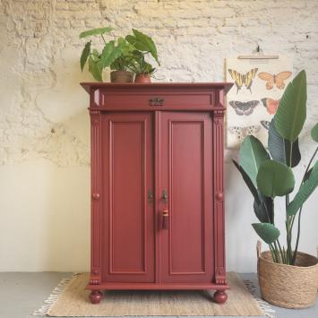 Meidenkast Highander rood Fusion Mineral Paint matte verf Goed Gestyled Brielle