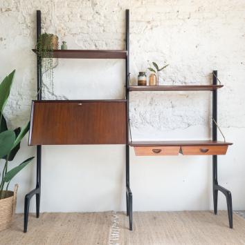 Vintage wandsysteem Louis van Teeffelen. Goed Gestyled Brielle