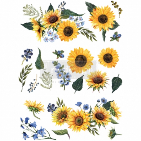 meubel transfer Sunflower Fields goed gestyled brielle