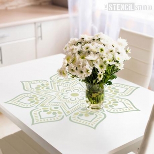 Mandi Mandala Stencil sjabloon A4