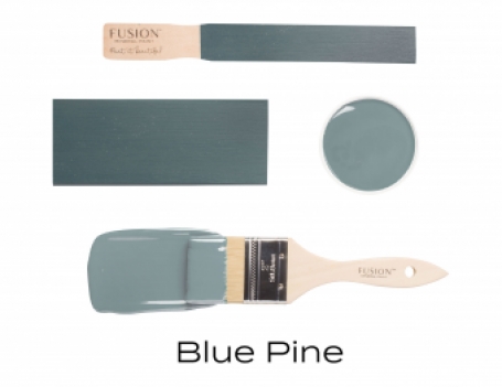 Blue pine Fusion Mineral Paint Goed Gestyled. Blauwe meubelverf